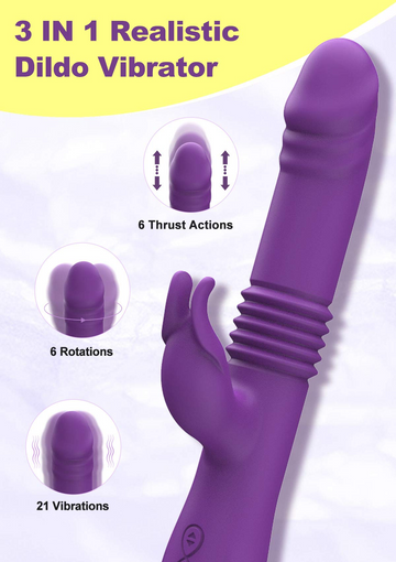 Women Thrusting Rabbit G Spot Vibrator